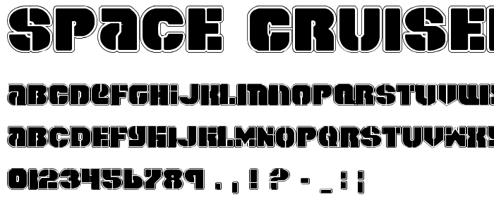 Space Cruiser Pro font